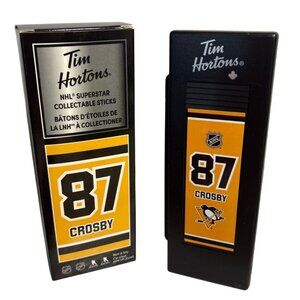 Sidney Crosby Mini Stick Collectible Tim Hortons NHL Display Case Pittsburgh